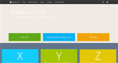 Desktop Screenshot of drjukka.com